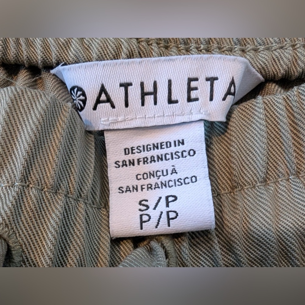 ATHLETA Women’s Celestial High Rise Breathable Utility Pants Olive Green Size S - Picture 6 of 11